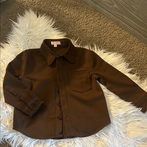 Ivy City Co Brown Button-Down Kids Shirt